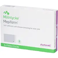 Mesoft Mepiform Zelfklevend Verband Anti-Litteken 5cm x 7.5cm 5 St Pleister