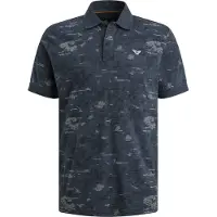 PME Legend Poloshirt Slub Jersey Navy | Donkerblauw | Maat 3XL