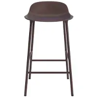 Normann Copenhagen Barstoel Form Barstool 65 cm Steel Brown