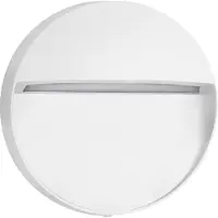 Nova Luce Ronde wandlamp Nectar design wit