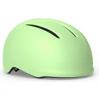 Met Vibe Fietshelm Mannen & Vrouwen – Fietshelm E-Bike Volwassenen – Elektrische Fiets – Stadsfiets – Maat L (58-61cm) – Mint Glossy (Groen)