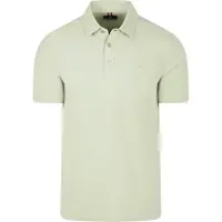 State of Art Normale fit polo groen korte mouw