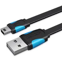 Vention VAS-A14-B050 USB-kabel USB 2.0 0,5 m USB A Mini-USB B Zwart