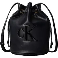 Calvin Klein Bold Small Bucket Bag Black Maat: OS | Handtassen Outlet | Dames | Zwart