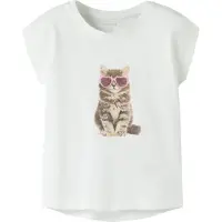 Name it Shirt 'NMFVotia' taupe / antraciet / lichtroze / wit