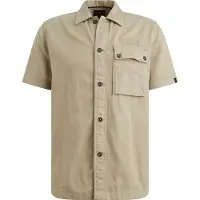 PME Legend Overhemd met korte mouwen en garment-dye wassing