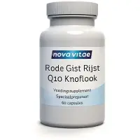 Nova vitae Rode gist rijst+ q10 + knoflook