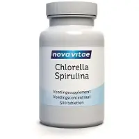 Nova vitae Chlorella spirulina 500 tabletten