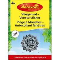 Aeroxon Vliegen plakstrip | | 4 stuks (Sticker, Gifvrij)