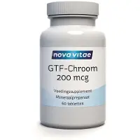 Nova vitae - GTF Chroom - Chromium - 200 mcg - 60 tabletten