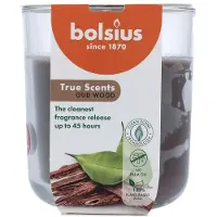 Bolsius Geurkaars True Scents Oud Wood Bruin 45 Uur D 8,4 H 5,2 Cm