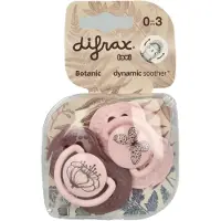 Difrax Fopspeen Dynamic Botanic 0-3m 2 St Fopspeen