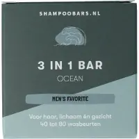ShampooBars.nl 3-in-1 Bar ocean 60 gram