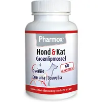 Pharmox Hond En Kat Groenlipmossel 60 Tabletten