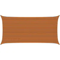 vidaXL Zonneschaduw Oranje en Bruin 6 x 3 m 100% Polyester Oxford
