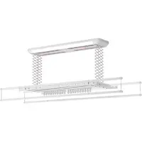 Wasophoogte Elektrisch Droogrek - Plafonddroogrek Elite - Droogrek - Droogrek Elektrisch - Plafond Droogrek - 38 kg draagvermogen