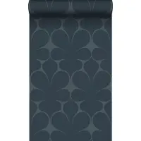 Origin Wallcoverings behang ornamenten donkerblauw - 50 x 900 cm - 347925
