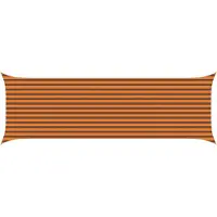 vidaXL Zonneschaduw Oranje en Bruin 6 x 2 m 100% Polyester Oxford