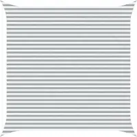 vidaXL Zonneschaduw Lichtgrijs en wit 4,5 x 4,5 m