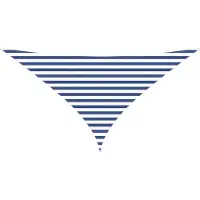 vidaXL Zonneschaduw Blauw en Wit 3 x 3 x 4,24 m 100% Polyester Oxford