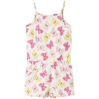 Name it Overall 'NMFVIGGA' lichtgeel / pink / pastelroze / wit