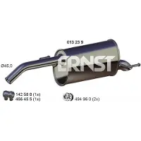 ERNST 013239 Einddemper