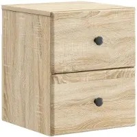 vidaXL Muurbevestigde Nachttafel Sonoma Eiken 34,5 x 33 x 40 cm