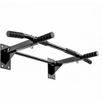Unyqoos Wandgemonteerde multifunctionele trainingsstang voor thuisfitness met antislipgrepen