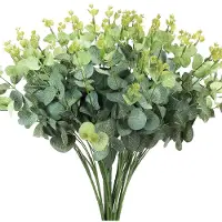 Unyqoos Kunstmatige Eucalyptus Decoratie Set voor Binnen en Buiten - Perfect voor Bruiloften en Meer