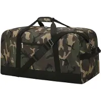 Unyqoos Ruime en stevige sporttas met camouflageprint voor heren van 55 liter
