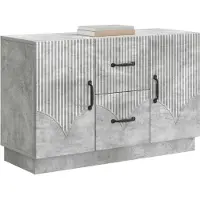 vidaXL Dressoir met lade Betongrijs 89 x 34,5 x 57 cm Bewerkt hout