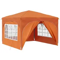 vidaXL Pop-up Feesttent 290 x 290 x 245 cm Oranje