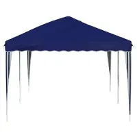 vidaXL Opklapbare feesttent, 575 x 290 x 245 cm, blauw