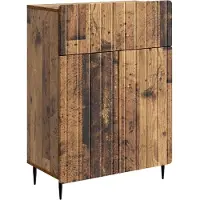 vidaXL Dressoir Oud hout 66 x 34,5 x 92 cm Bewerkt hout