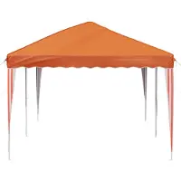 vidaXL Opklapbare feesttent, 575 x 290 x 245 cm, oranje