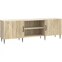 vidaXL TV Kast Sonoma Eiken 150 x 31 x 50 cm Bewerkt hout