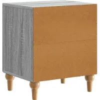 vidaXL Nachtkastje 2 st Grijs sonoma 43 x 34,5 x 50 cm Bewerkt hout