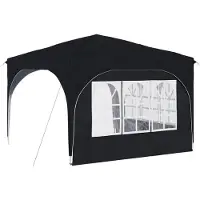 vidaXL Pop-up Feesttent 290 x 290 x 245 cm Antraciet
