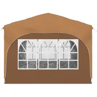 vidaXL Pop-up Feesttent 290 x 290 x 245 cm Beige