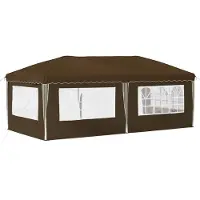 vidaXL Pop-up Feesttent 575 x 289 x 245 cm Taupe