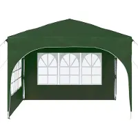 vidaXL Opklapbare feesttent 290 x 290 x 245 cm, groen