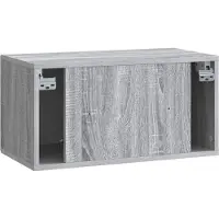 vidaXL Wandmontage TV-kast Grijs sonoma 59,5 x 31 x 30 cm Bewerkt hout