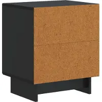 vidaXL Nachtkastje Zwart 43 x 34,5 x 50 cm Bewerkt hout