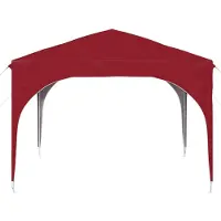 vidaXL Pop-up Feesttent 290 x 290 x 245 cm Bordeauxrood