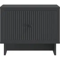 vidaXL Salontafel, zwart, 49 x 50 x 40 cm, houtvezel