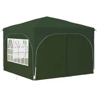 vidaXL Pop-up Feesttent 290 x 290 x 245 cm Groen