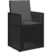 vidaXL Tuinstoelen 2 st Antracietkleurig PP