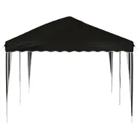 vidaXL Pop-up Feesttent 575 x 290 x 245 cm Zwart