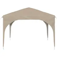 vidaXL Pop-up Feesttent 290 x 290 x 245 cm Crèmekleurig