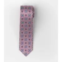 Olymp Stropdas mauve, Bloemen